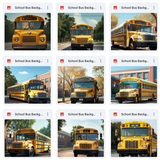 Ultimate School Bus Background Bundle