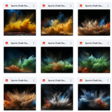 Ultimate Sports Chalk Studio Background Bundle