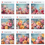 Ultimate Vintage Floral Wallpaper Texture Bundle