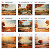 Ultimate Crisp Autumn Background Bundle