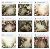 Ultimate Boho Studio Oasis Background Bundle