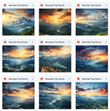 Ultimate Mountain Top Vista Background Bundle