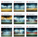 Ultimate Stadium Lights Background Bundle