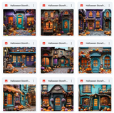 Ultimate Halloween Storefront Background Bundle