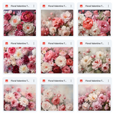 Ultimate Floral Valentine Texture Bundle