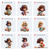 Little Dolls Series: Easter Egg Hunt Asset Pack