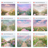 Ultimate Easter Path Background Bundle