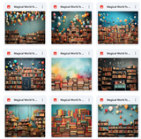 Ultimate Magical World of Books Background Bundle