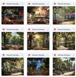 Ultimate Patriotic Park Background Bundle