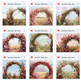 Ultimate Summer Fairy Arches Background Bundle