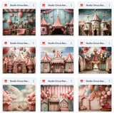 Ultimate Studio Circus Background Bundle