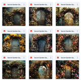 Ultimate Secret Garden Gate Background Bundle