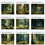 Ultimate Wild Forest Background Bundle