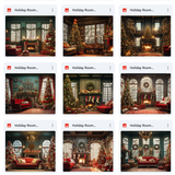 Ultimate Holiday Living Room Background Bundle