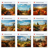 Ultimate Whimsical Pumpkin Patch Background Bundle