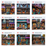 Ultimate Halloween Storefront Background Bundle