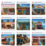 Ultimate Seaside Storefront Background Bundle