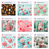 Ultimate Holiday Sweets Paper Background Bundle