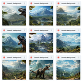 Ultimate Jurassic Background Bundle