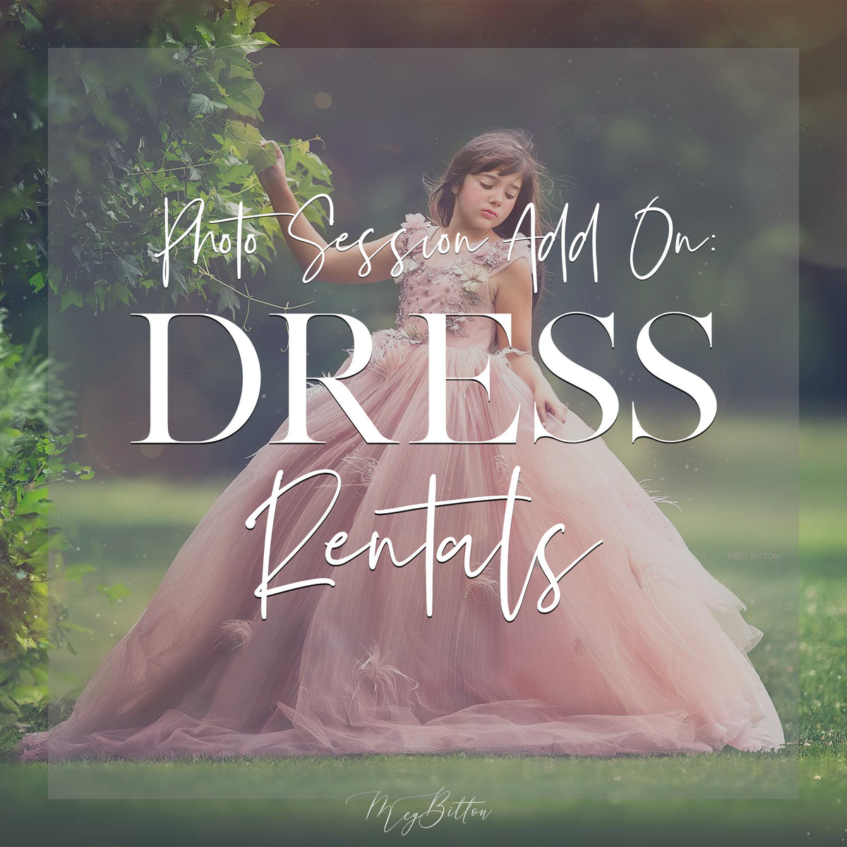 Photo Session Add On: Dress Rental