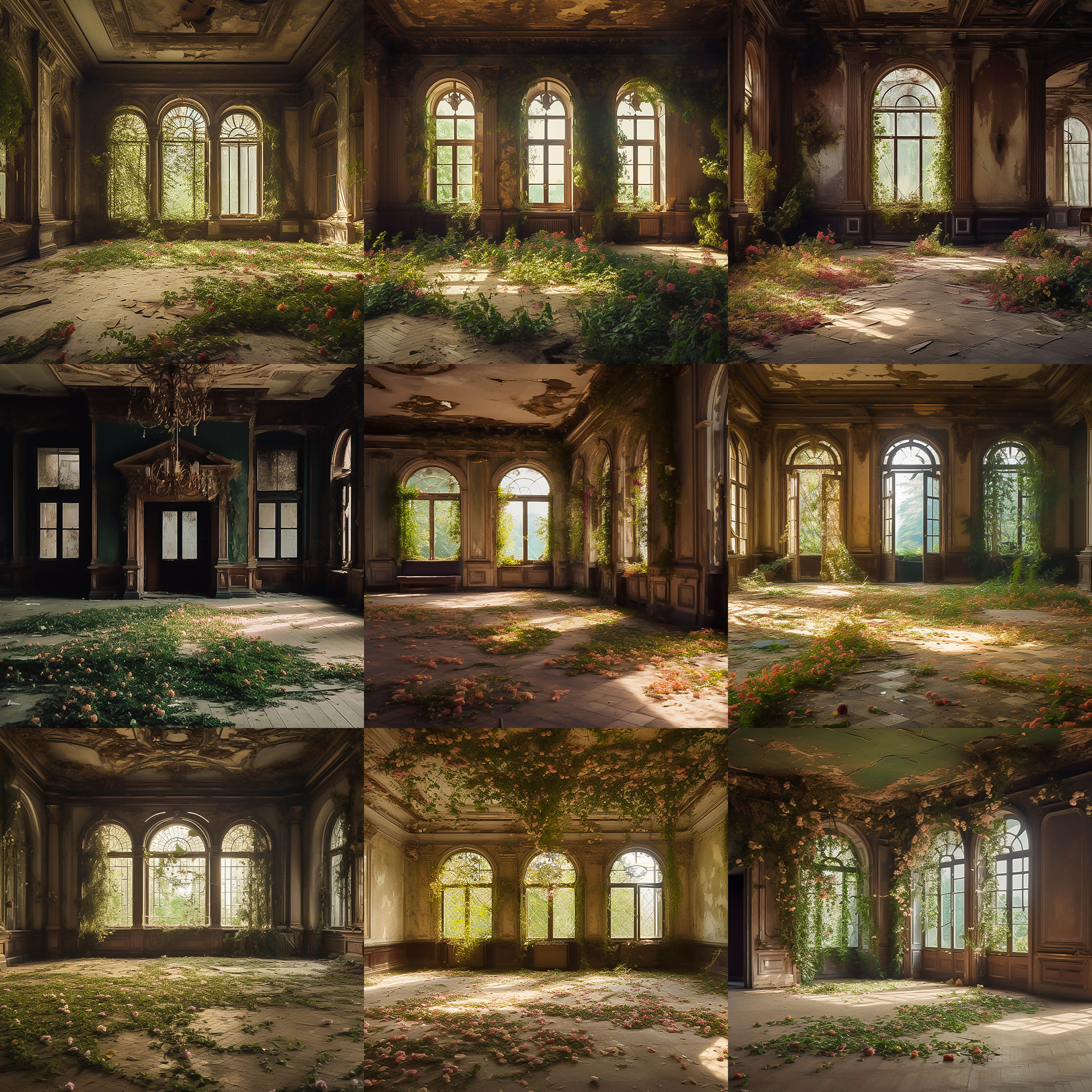 Abandoned Ballrooms Digital Background Bundle