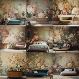 Beautiful Vintage Room Digital Background Bundle - Meg Bitton Productions