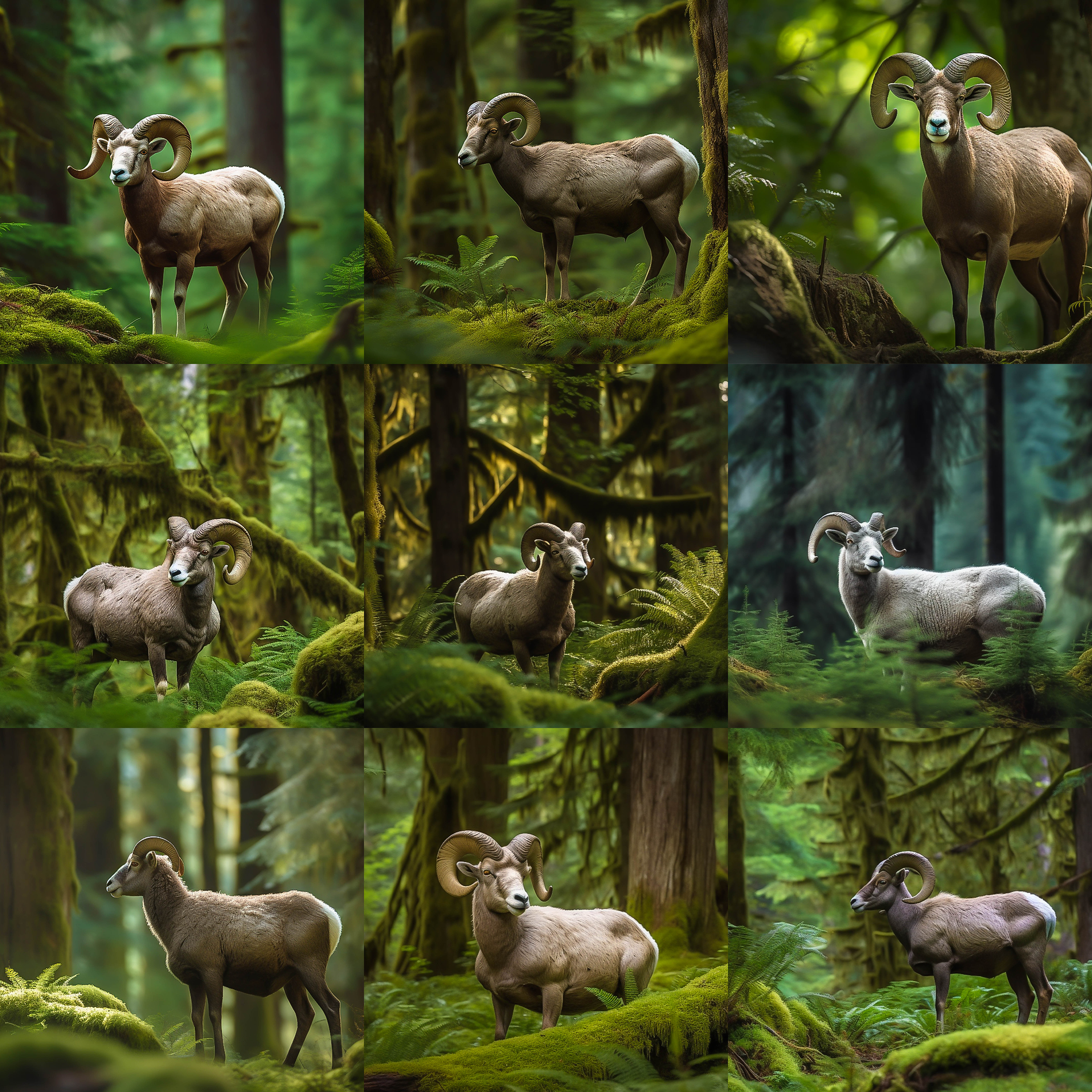 Bighorn Sheep Digital Background Bundle