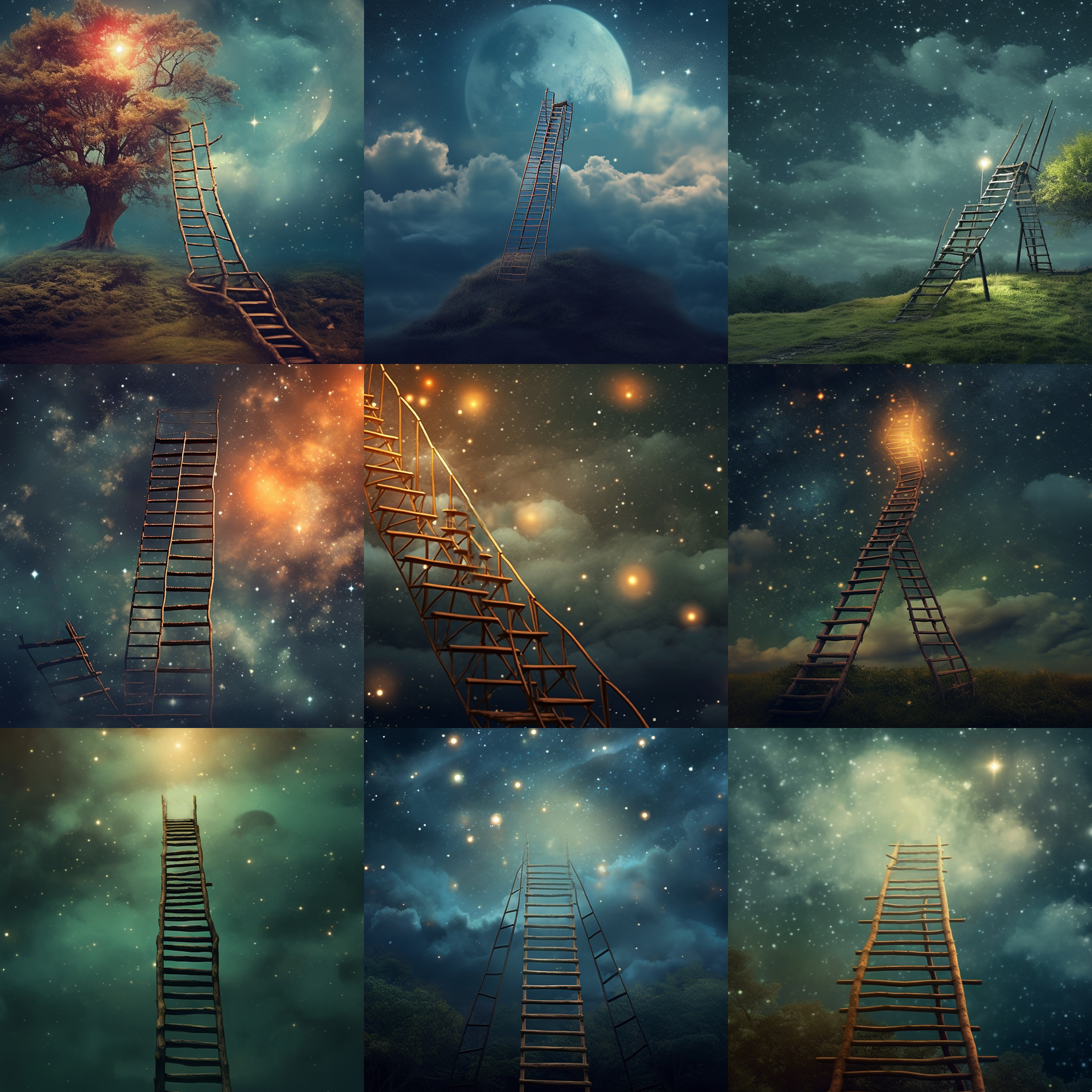 Climb Every Rung Digital Background Bundle