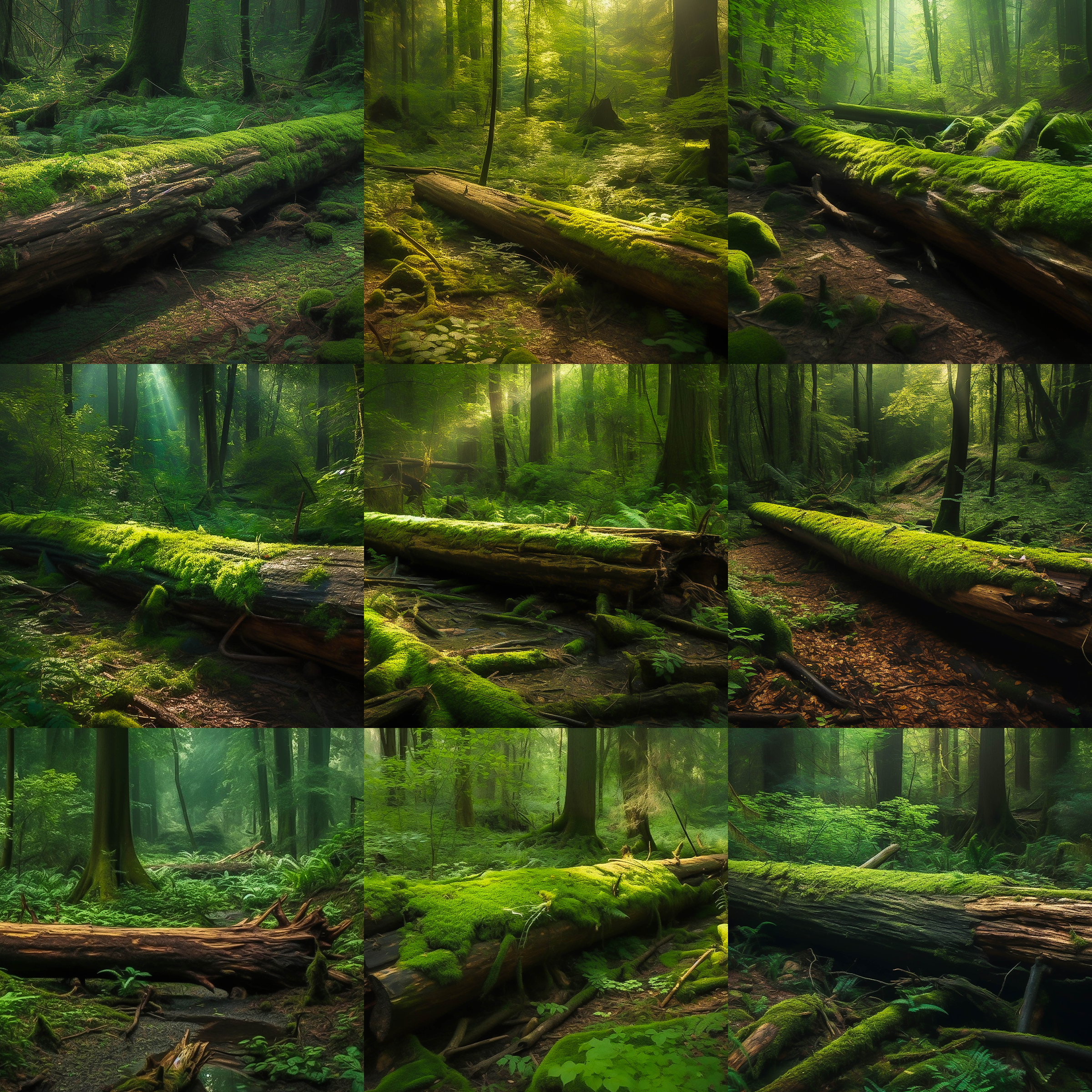 Fallen Log Digital Background Bundle - Meg Bitton Productions