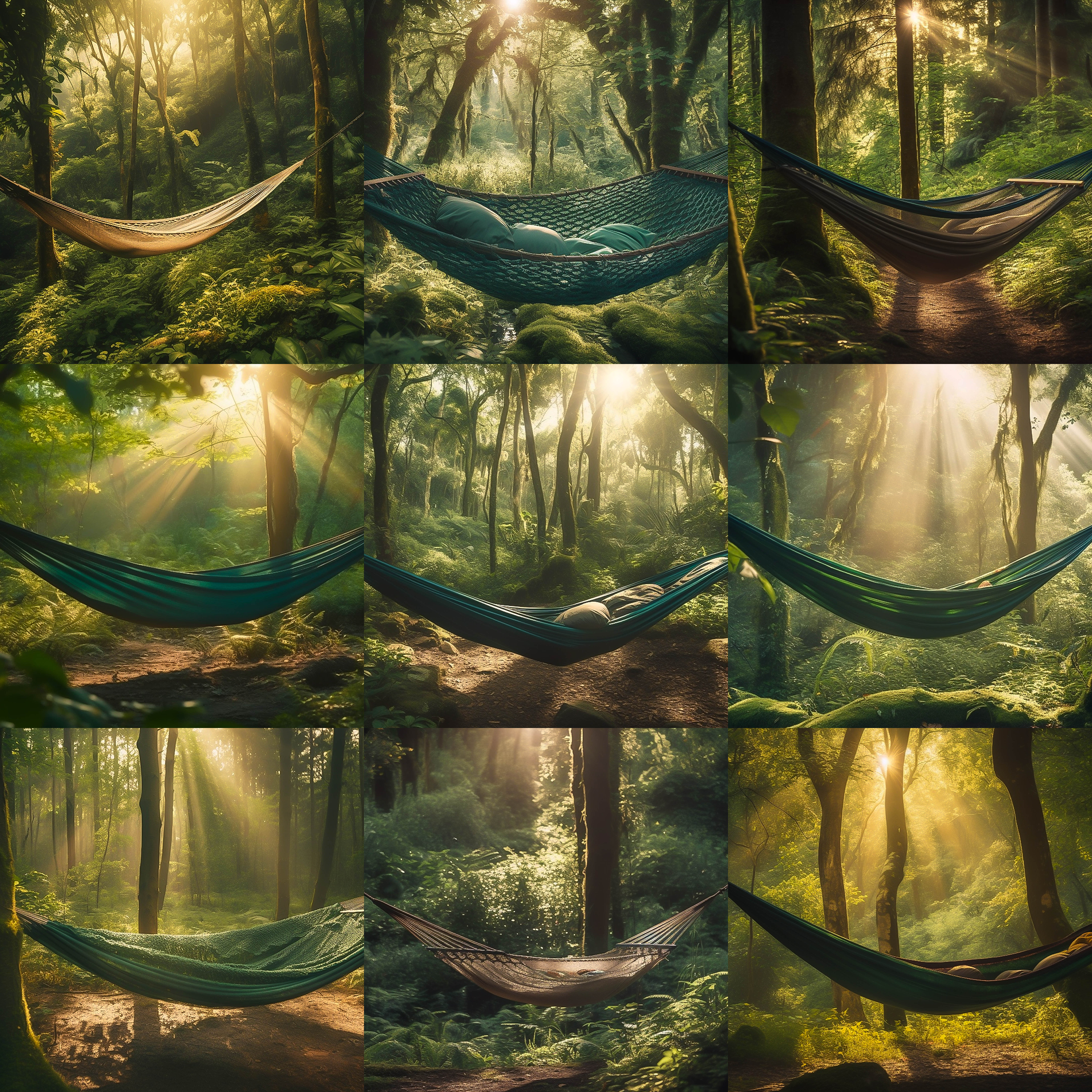 Forest Hammock Digital Background Bundle