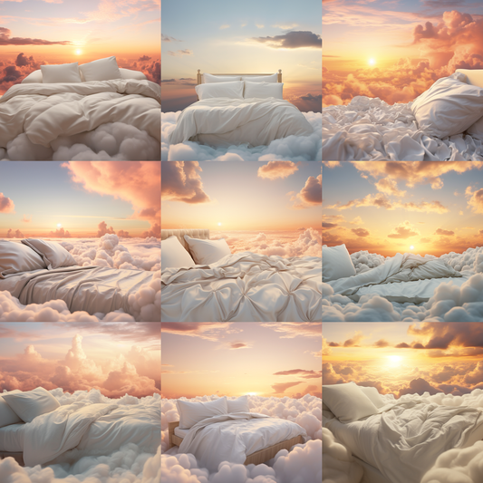 Heavenly Dream Beds Digital Background Bundle - Meg Bitton Productions