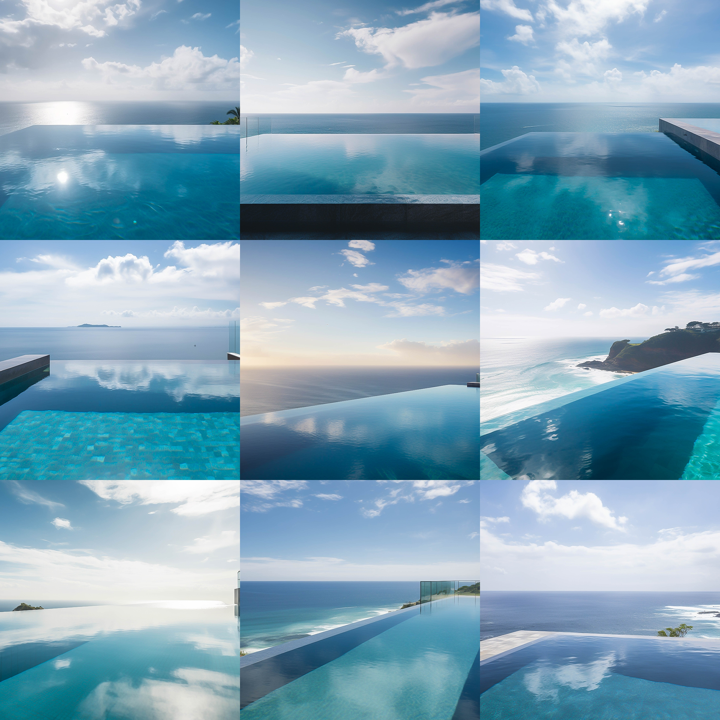 Infinity Pool Digital Background Bundle - Meg Bitton Productions