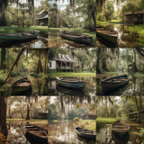 Louisiana Bayou Digital Background Bundle - Meg Bitton Productions