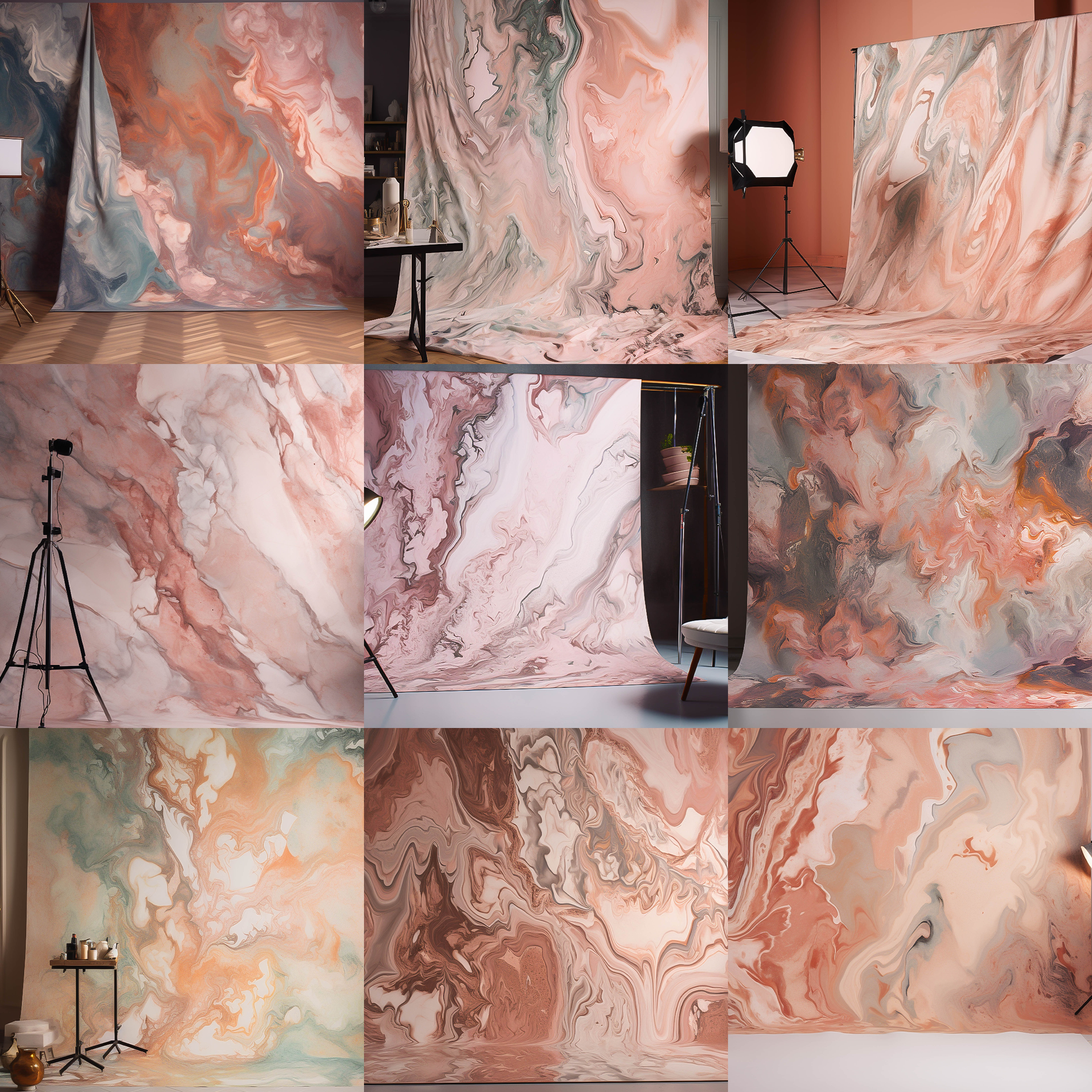 Marble Studio Digital Background Bundle