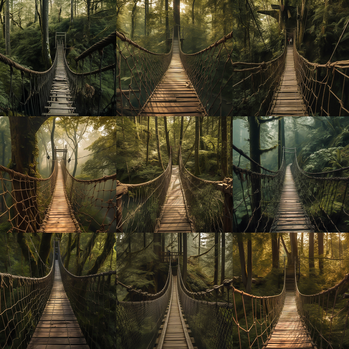 Rope Bridge Digital Background Bundle - Meg Bitton Productions