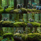 Squirrel Digital Background Bundle - Meg Bitton Productions