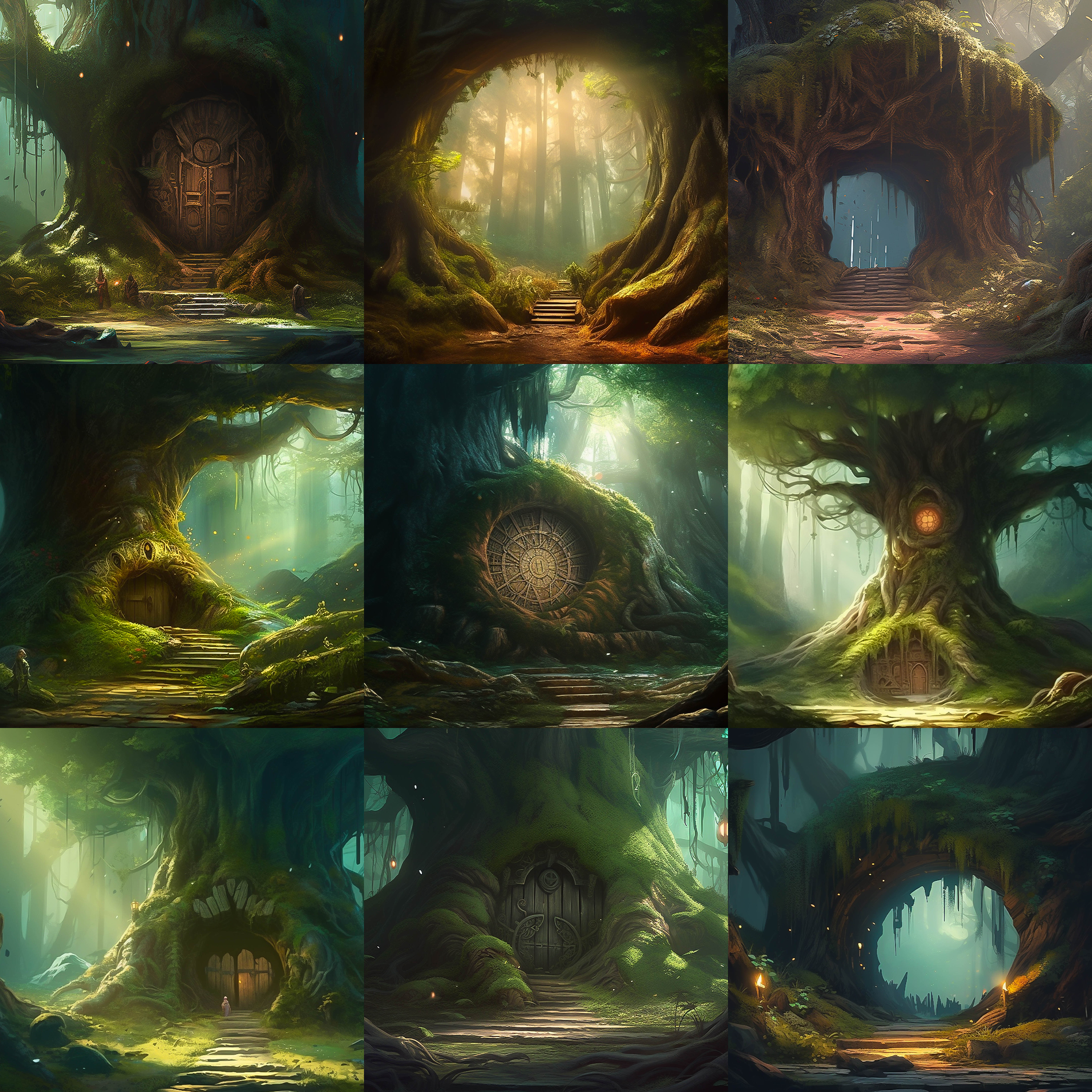 Storybook Forest Digital Background Bundle