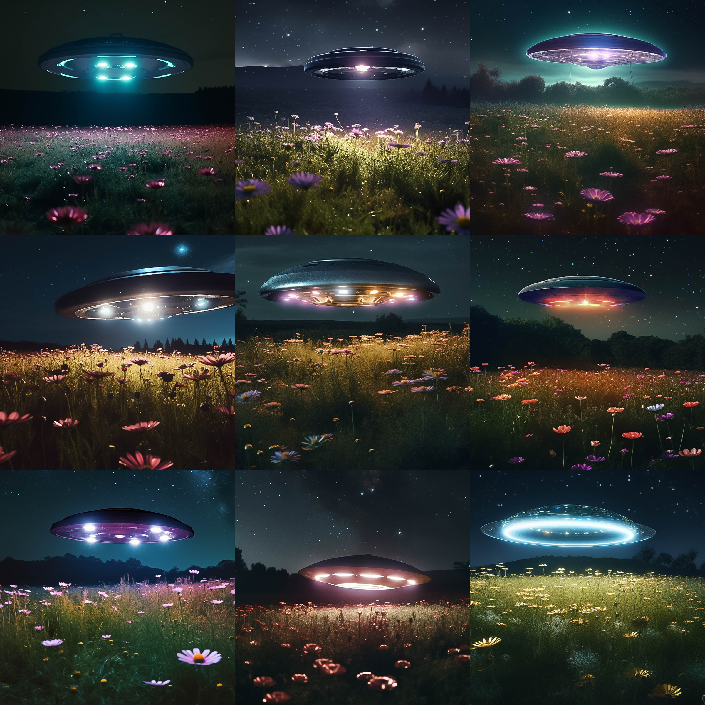 UFO Digital Background Bundle