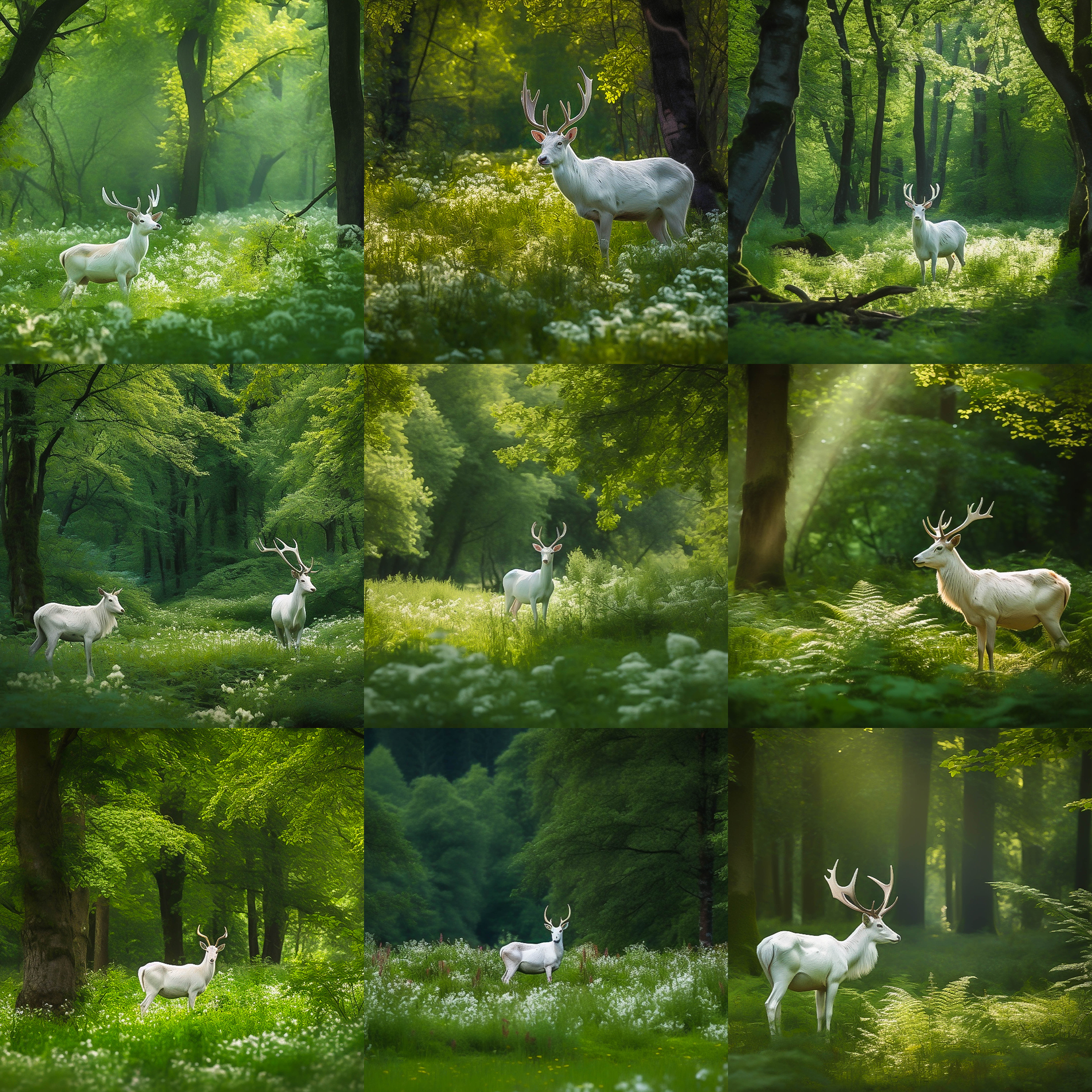 White Stag Digital Background Bundle