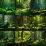 Wolf Digital Background Bundle - Meg Bitton Productions