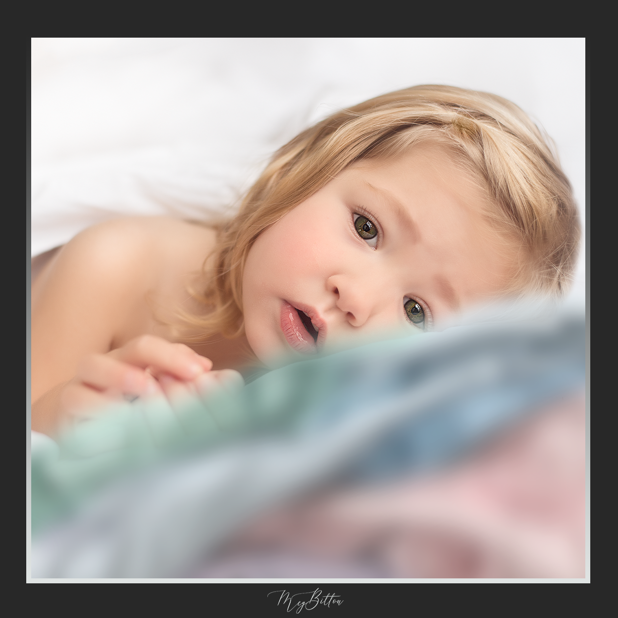 Magical Shoot Through - Pastel Rumpled Blankets