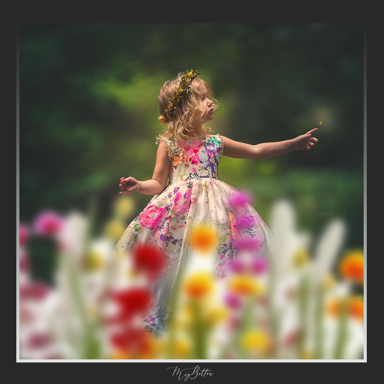 Magical Shoot Through - Summer Rainbow Bouquet Window Flowerbox - Meg Bitton Productions