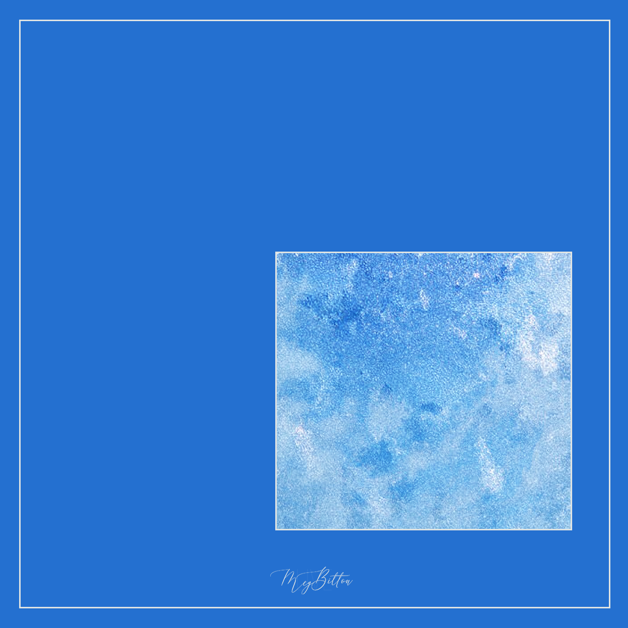 Magical Single Texture - Grainy Blue Skies