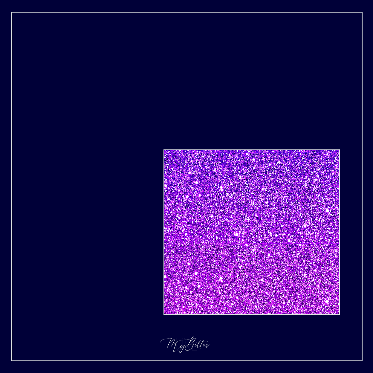 Magical Single Texture - Purple Glitter - Meg Bitton Productions