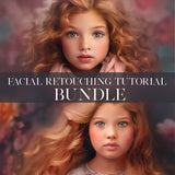 Facial Retouching Tutorial Bundle