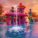 Splash Park Layered Digital Background - Meg Bitton Productions