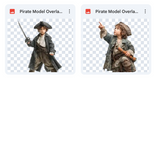 Magical Pirate Model Overlays