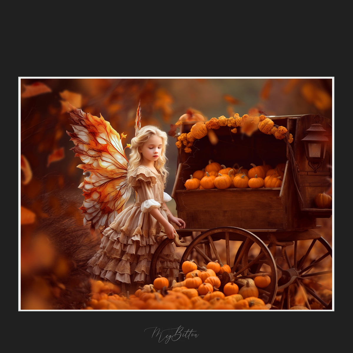 Magical Autumn Fairy Wings Overlays - Meg Bitton Productions