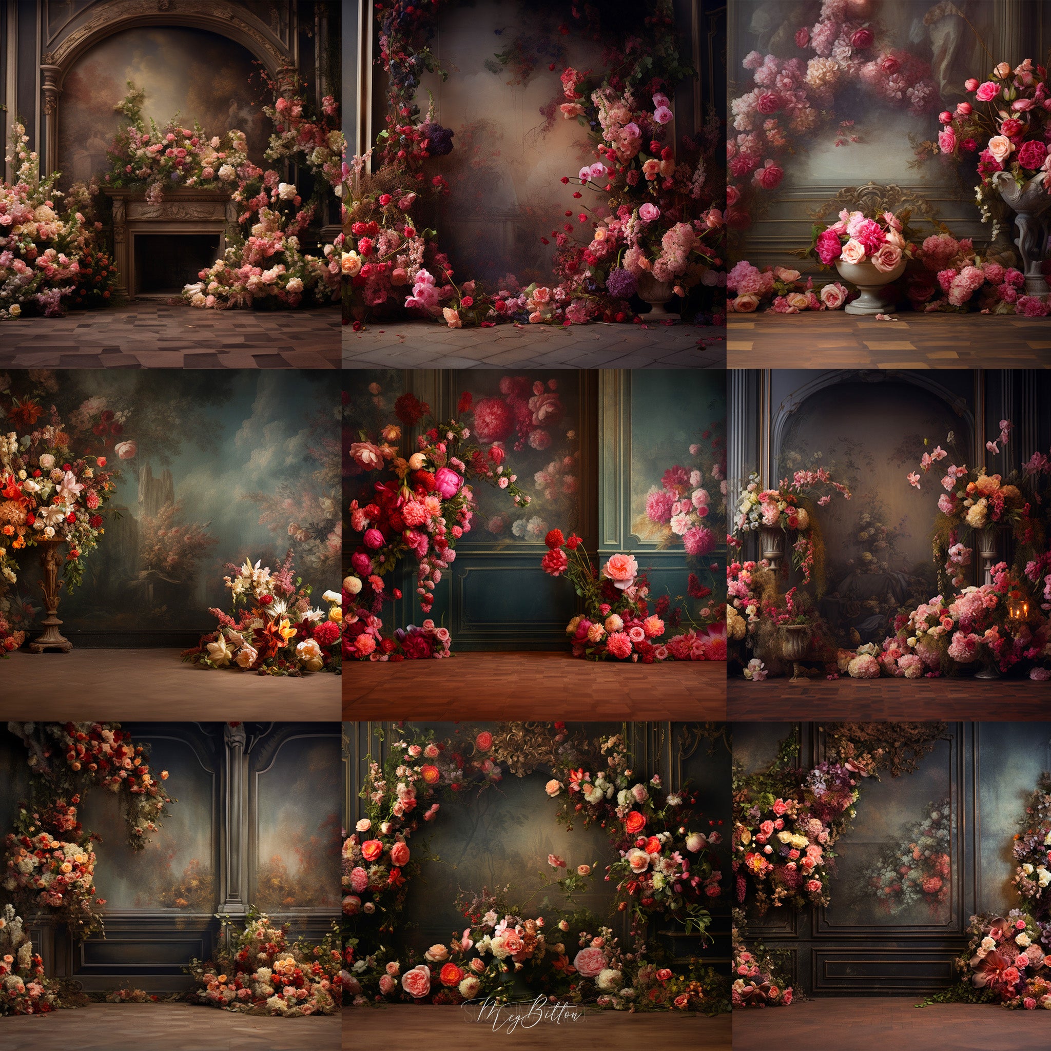 Baroque Serenade Background Bundle