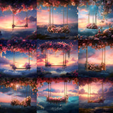 Dreamy Sky Swing Background Bundle - Meg Bitton Productions